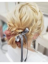 リサ 恵比寿(risa.)&nbsp;編み込みアップ