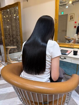 ロンドアベニール 北千住(Lond avenir) 暗めカラー/ボブ顔周り/前髪/レイヤー/髪質改善/縮毛矯正/北千住