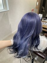 ロア 熊本(LOA)&nbsp;ネイビーパープル  クールに色っぽく　10代20代30代40代