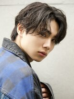 ルーシー 川越(LUCEY)&nbsp;センターパートフェザーパーマシャドウパーマメンズパーマ