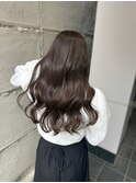 アッシュブラウン　秋カラー　ブリーチなし