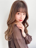 レア 表参道(L'ea)&nbsp;オリーブグレー/クラゲヘアー/ココアベージュ/小顔カット/黒髪