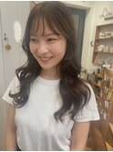 ふんわりカール＊レイヤーロング＊透明感カラー