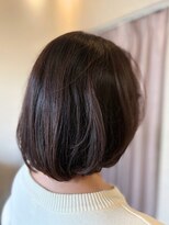 クロス(CROSS)&nbsp;白髪染め／艶カラー/ボブ/50代60代/ミセスヘア