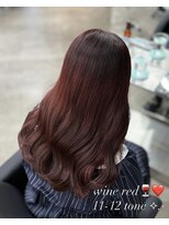 フォレストミラー(Forest Mirror) ブリーチ履歴を活かしてレッドカラー / Forest Mirror 新宿