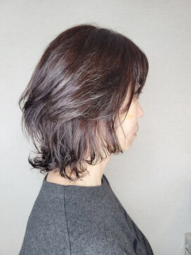 松本平太郎美容室 吉祥寺パートファイブ(PART5) 40代50代60代×ミディアムレイヤー×イノアカラー