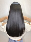 髪質改善ストレート×ココアベージュ
