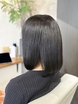 ウィート(wheat)&nbsp;ツヤやか暗染ボブ♪