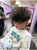 【松元担当】キッズパーマ×縦落ちツイスパ