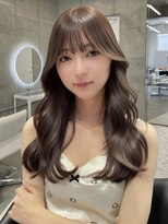 エヌアイ オモテサンドウ(ni omotesando)&nbsp;上品モテ◇暗め透明感ショコラグレージュ顔周りレイヤーカット
