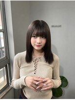 マーシー(MAAAAAC) 透明感たっぷりモカグレージュ【colorist LEON】