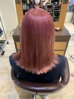 お～るうぇいず(always)&nbsp;ケアブリーチフェミニンピンクベージュきりっぱなしボブ髪質改善
