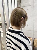 フィルムス ヨコハマ プラス(FILMS 横浜 +)&nbsp;ミルクブラウン/ボブ／オリーブページュ/ブリーチなし/横浜+