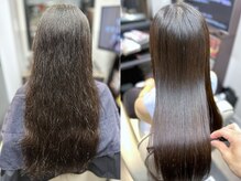 髪カルテの雰囲気（健康な頭皮で-5歳の艶髪へ【髪質改善/白髪染め/縮毛矯正/京橋】）