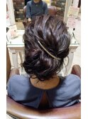 ニュアンスアレンジ　ルーズシニヨン
