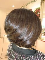デザインヘアーピアジェ 八木店(DESIGN HAIR PIAGET)&nbsp;KIRARA毛先ハイトーングラデーションシャギーボブ☆ラクスタイル