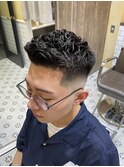 スキンフェード ヒートカール ショート<理容室> <男性専門>