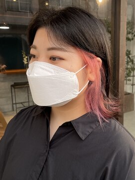 ノア(noa.) 『インナーカラー』ソフトピンクインナーカラー