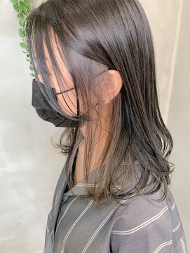 テトヘアー(teto hair) インナーカラー、シルバーグレー、アッシュカラー、グレージュ