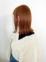ヘアーアンドスパ フェリーチェ ミチ 野田屋町店(HAIR&SPA felice MICHI)&nbsp;【feliceMICHI島田和也】オレンジブラウン
