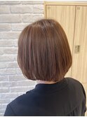 髪質改善縮毛矯正ボブ