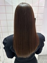 ロンドルーチェ 心斎橋(Lond luce)&nbsp;ダークアッシュ/ミディアムレイヤーカット［髪質改善/縮毛矯正］