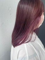 シュリット(schritt) ツヤインナーカラー バイオレット×チェリーピンク mutsuki