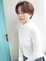 バース(BIRTH)&nbsp;天神【BIRTH】艶感ハンサムショートパーマ×チェリーブラウン14