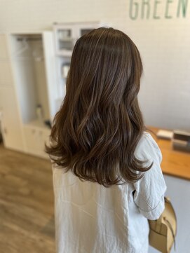 グリーンルームセカンド 結城店(GREEN ROOM. 2nd) 透明感カラー×グレージュ