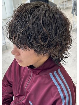 エース 岡崎店(Ace) 波巻きスパイラルパーマメンズマッシュツイストスパイラルパーマ