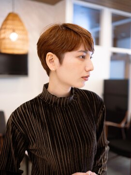 ビュートリアム ギンザ(BEAUTRIUM) ベリーショート/ショートヘア/外国人風ショート/レッドブラウン