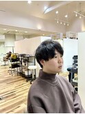 波巻きパーマ
