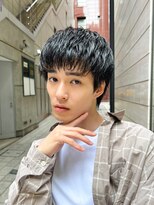 ガーデン 銀座(GARDEN)&nbsp;ベリーショートダークアッシュアッシュブラックカルマパーマ