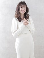 ヘアセラピー サラ 北仙台店(hair therapy Sara) 「大人フェミニンカール×シースルーバング」