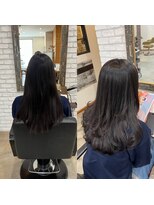 ディッシュ 五反田(dish)&nbsp;before→after/レイヤーカット/cut treatment☆五反田美容室