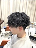 men's/MEN'S/メンズカット/メンズパーマ/船橋/波巻きパーマ/眉毛