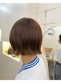 《LoRE》ボブ×ベージュブラウン