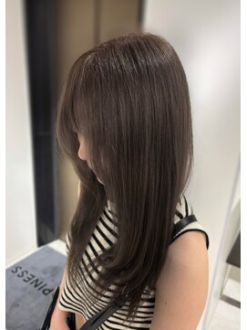 ハピネス 梅田茶屋町店(HAPPINESS) グレージュ ブリーチカラー透明感カラー 艶髪