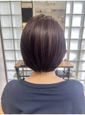 ショートボブ＊ピンクブラウン〈荒みずほ〉