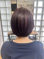 イルダバイグラッシー センター北(iluda by glassi)&nbsp;ショートボブ＊ピンクブラウン〈荒みずほ〉