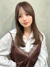 ナナローネス(nana loness) レイヤーカット　顔まわりレイヤー　韓国レイヤー　ワンカール