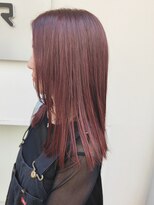 エスク オブ ヘアー(SQ of hair)&nbsp;顔周りレイヤー　チェリーブラウン