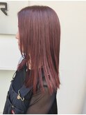 顔周りレイヤー チェリーブラウン