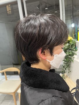 首元すっきり◎大人の丸みショート