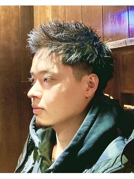 ザバーバーアドレス 代官山(THE BARBER) スパイキーショート/アップバング/メンズカット/バーバー/代官山