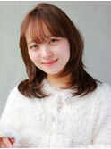<美玲>まとまりと軽さのミディアムレイヤー