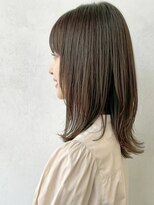 カバーヘアアンドスパ ブリス 浦和(COVER HAIR&SPA bliss)&nbsp;グレージュブラウン外ハネクラゲウルフカットA13浦和20代30代