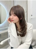 ブリーチなしダブルカラー透明感ベージュ艶感グレージュ