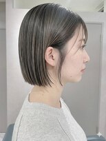 ピークス 千葉店(Peaks)&nbsp;レイヤーショートボブ/韓国風/20代30代40代50代/顔周りカット