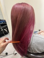 ハチマルハチ ナル 登戸店(808 nalu) チェリーレッド × インナーカラー